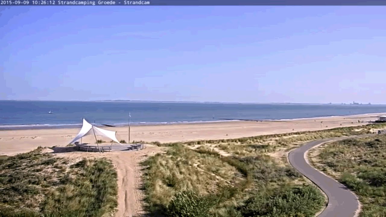 Aktuelles Bild der Cadzand Webcam am Strand von Cadzand in Zeeland